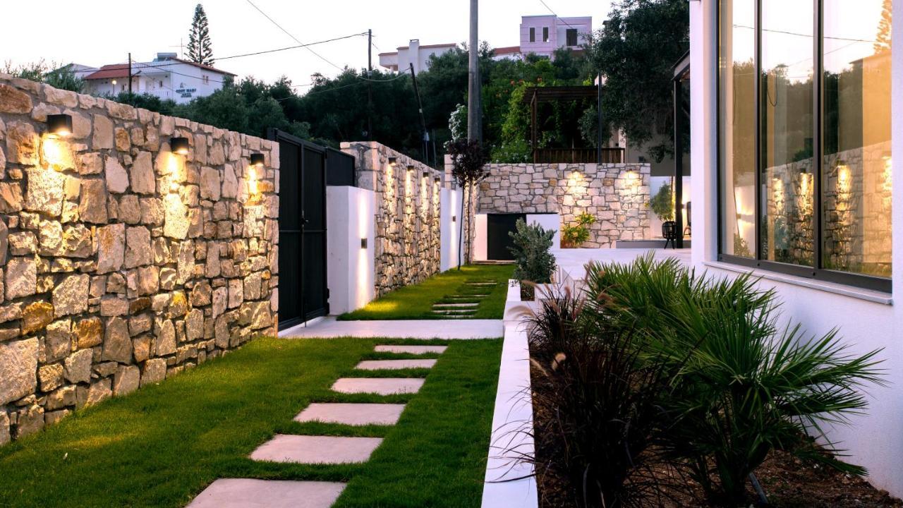 Avrilia Seaside Villa Heated Pool Almirida Eksteriør bilde