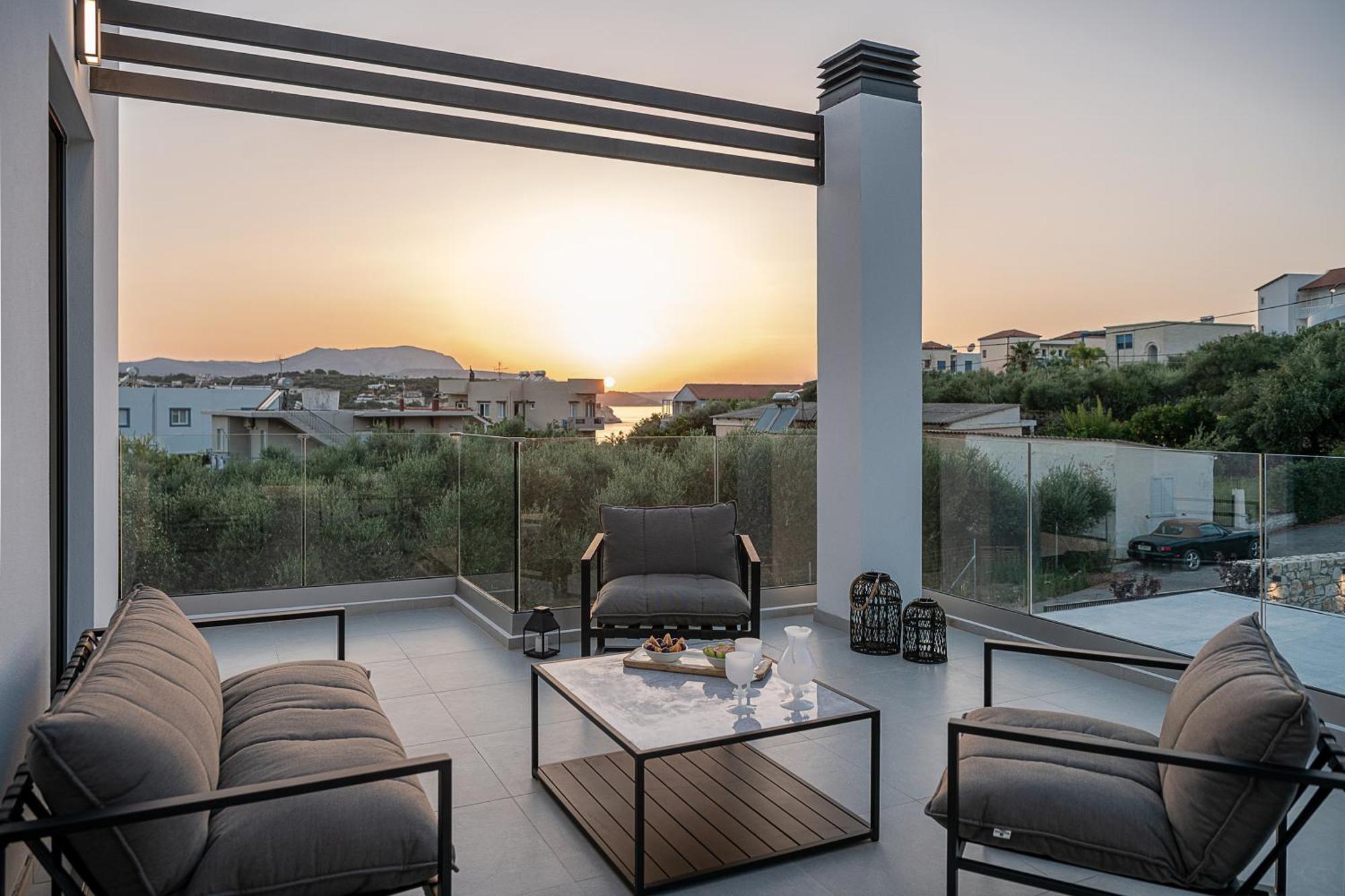 Avrilia Seaside Villa Heated Pool Almirida Eksteriør bilde
