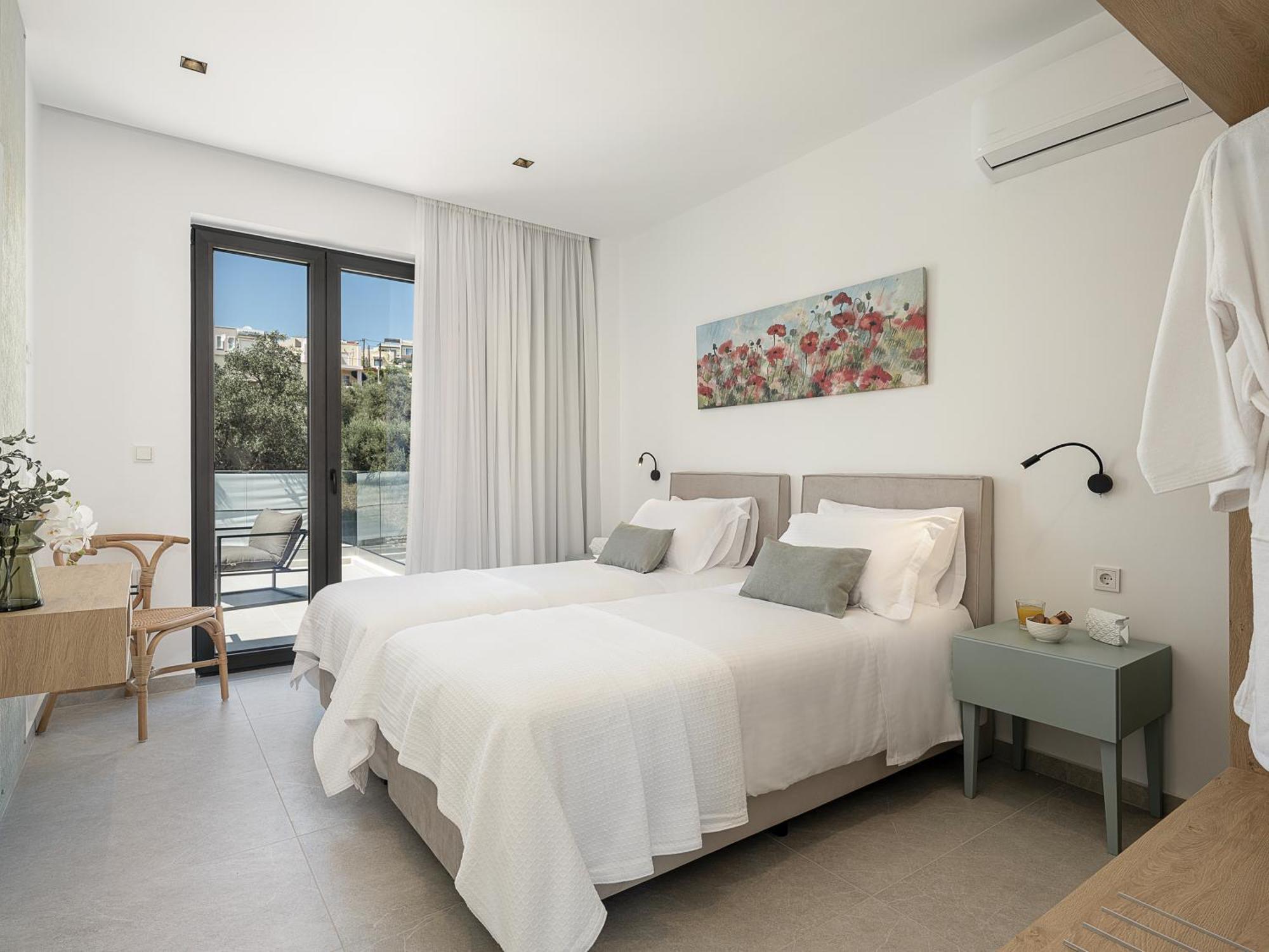Avrilia Seaside Villa Heated Pool Almirida Eksteriør bilde