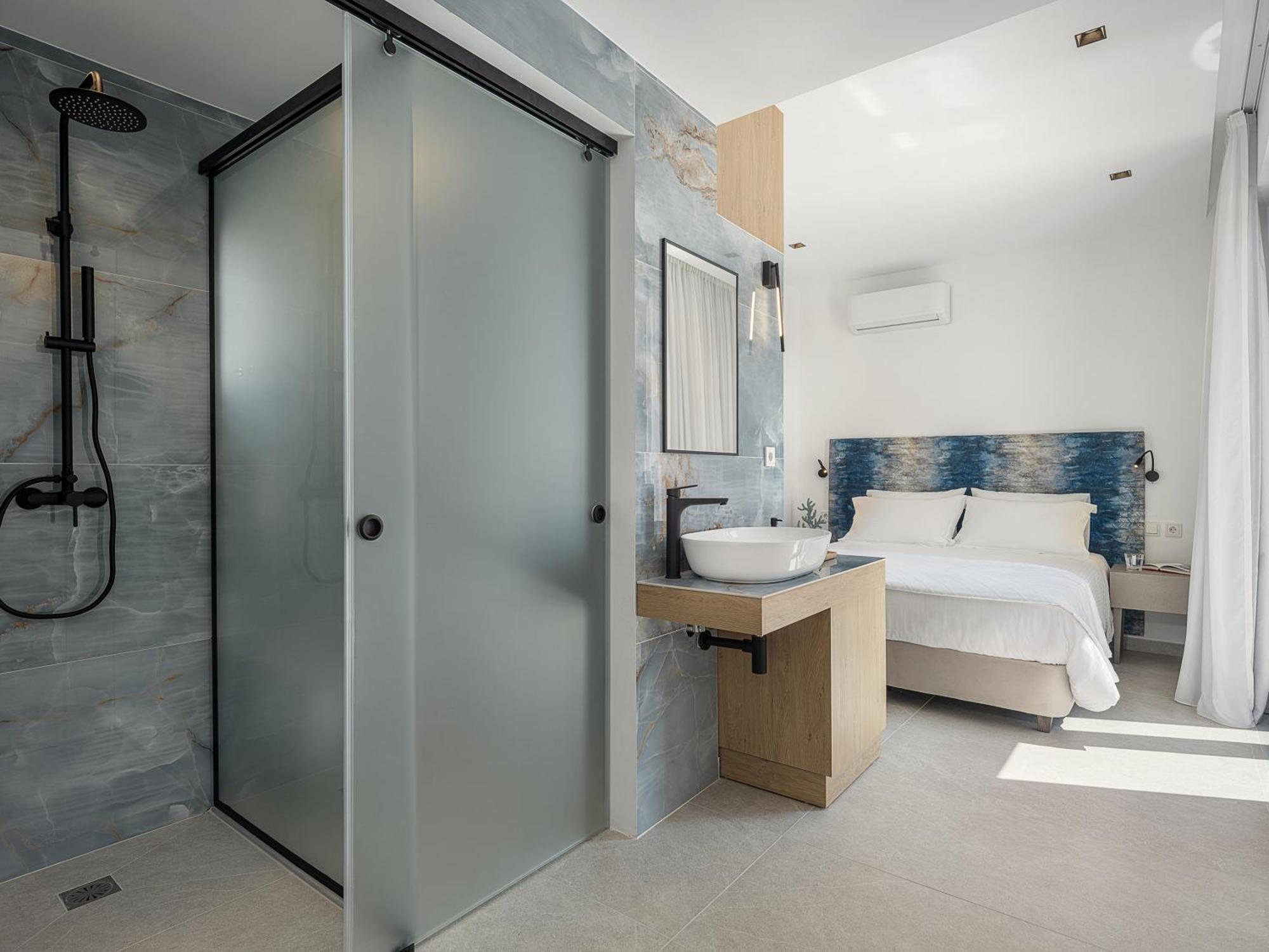 Avrilia Seaside Villa Heated Pool Almirida Eksteriør bilde