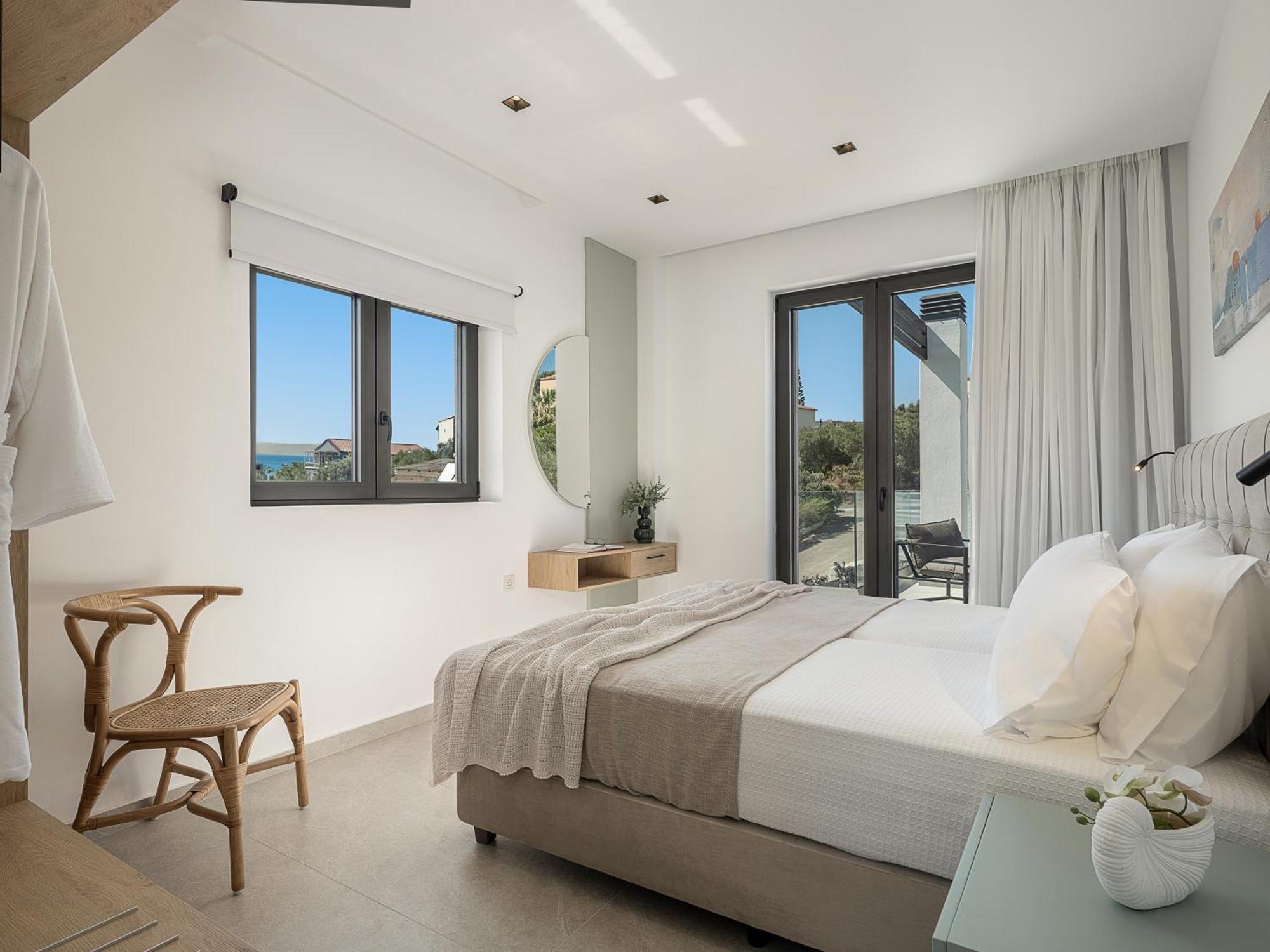 Avrilia Seaside Villa Heated Pool Almirida Eksteriør bilde